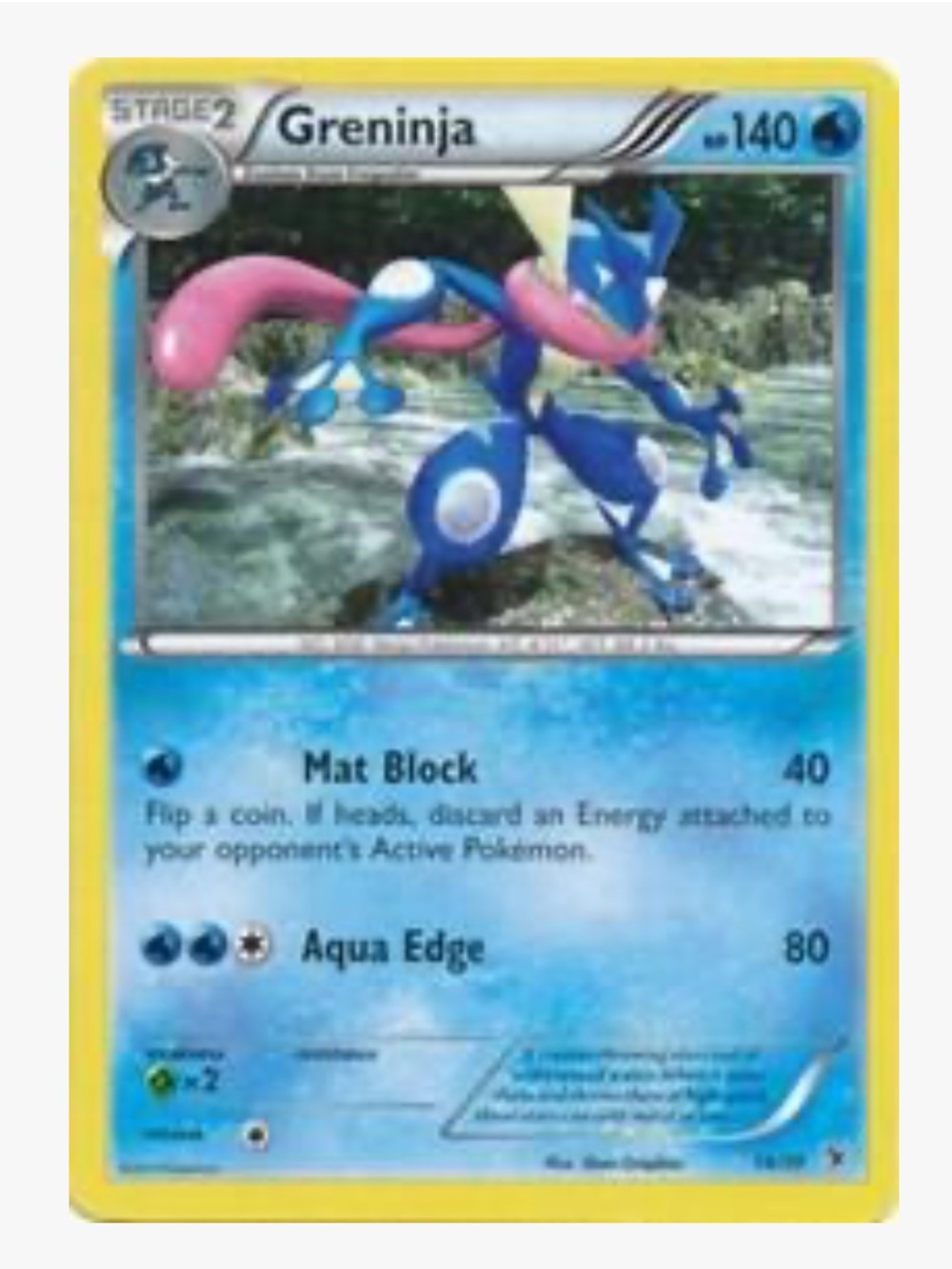 Greninja Kalos Starter Set Pokemon Trading Card
